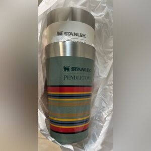 Stanley X Pendleton stacking pint glasses